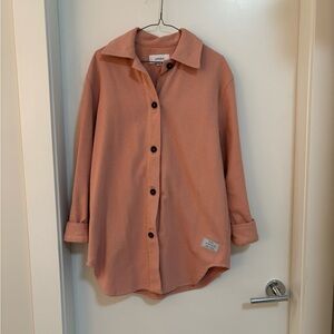 Anian Painters Coat in Salmon
